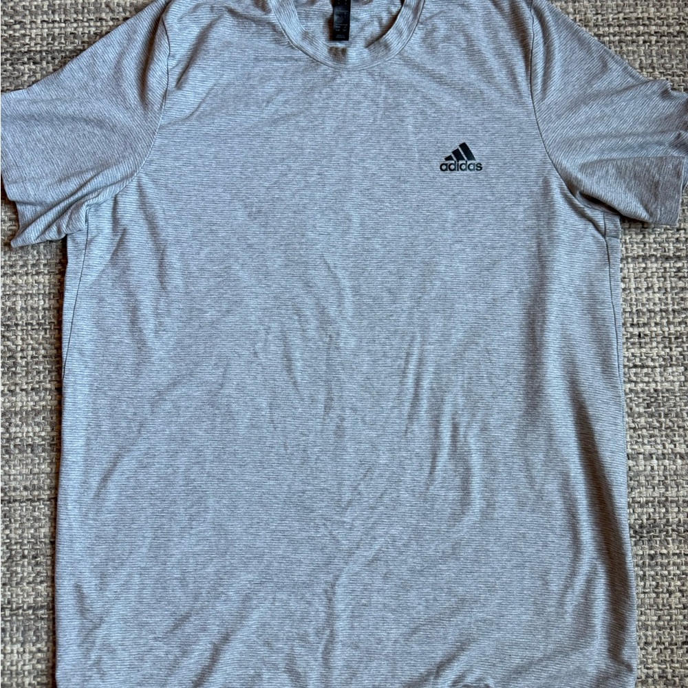 Adidas Men's Heather Gray Tee